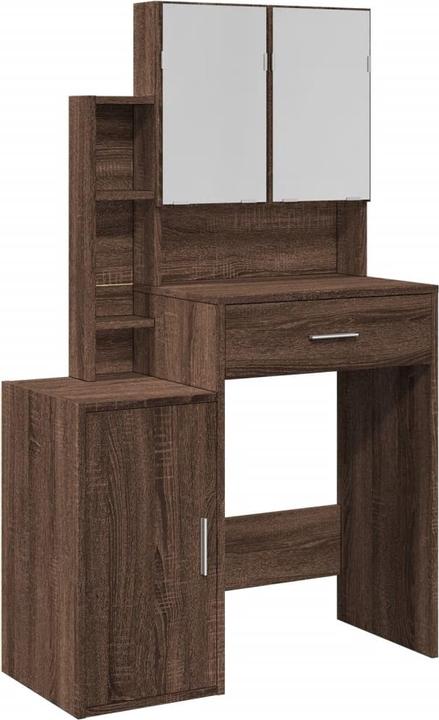 Produktbild vidaXL Schminktisch mit Schrank (80 x 35 x 132 cm)