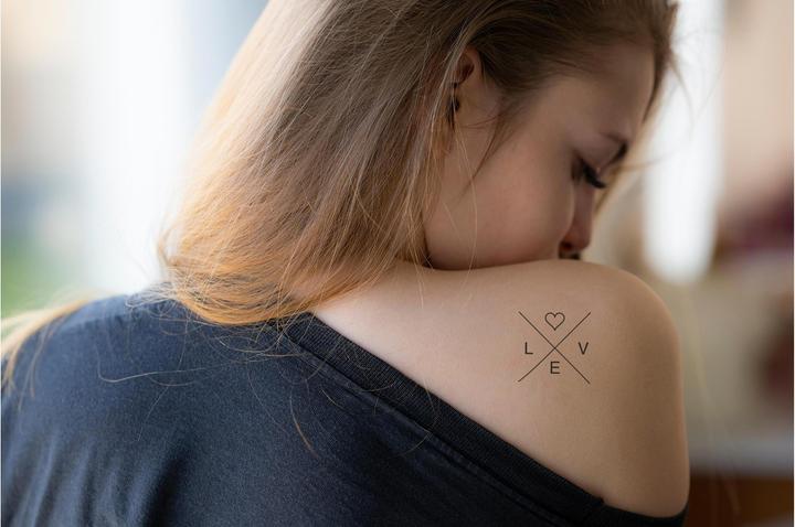 Produktbild EberhardFaber Tattoostift One Line 4 Stück, Mehrfarbig