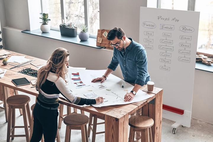 Image du produit Magnetoplan MAGNETOP. Infinity Wall mobile 1141100 émail double face 185x105x22cm