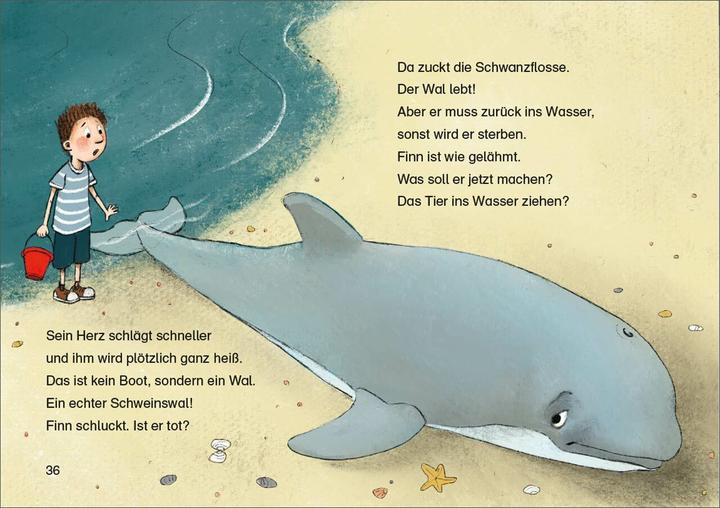 Produktbild Leselöwen 2. Klasse - Ein Wal braucht Hilfe (Deutsch, Maja von Vogel, Imke Sönnichsen, 2020)