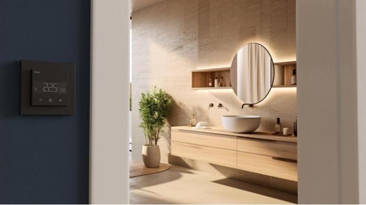 Produktbild Heatit HEAE5430568 - Z-TRM6 Thermostat Z-Wave 800 series (Black Matt)