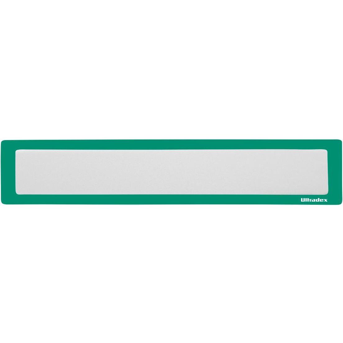 Ultradex, Magnet, Infotasche magnetisch für Überschriften A3quer/A2hoch grün VE=5 Stück (5 x)