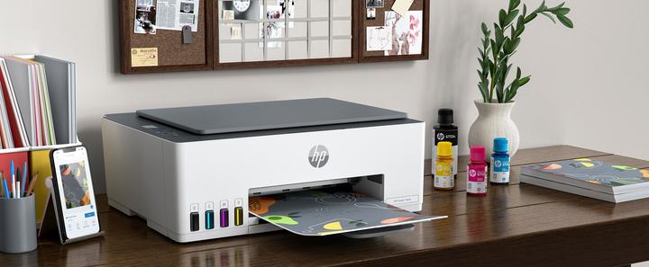 Actual product image HP Smart Tank 580 Printer Inkjet Colour MFP A4 22 ppm USB Wi-Fi Bluetooth (SPEC) (Colour)