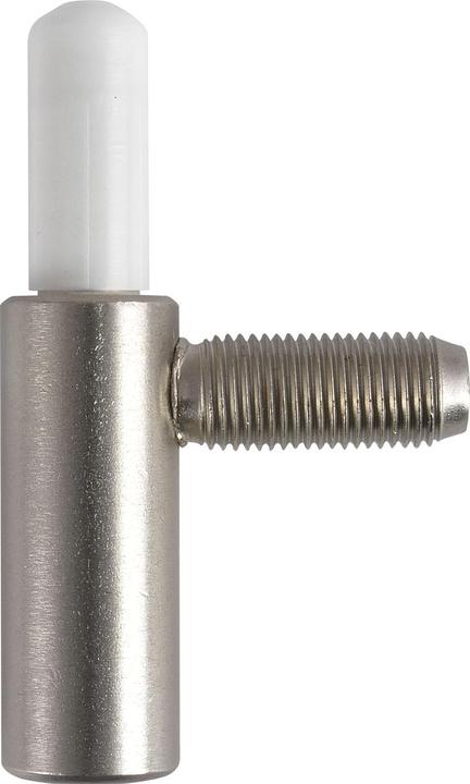 Dana Twin Bandunterteil für Holzzargen (Türbeschlag), Türband Edelstahloptik