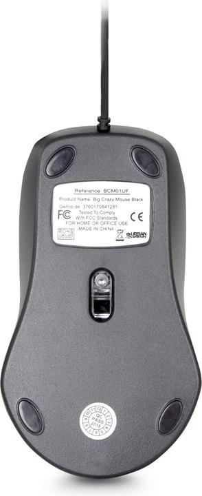 Actual product image Urban Factory Big Crazy Mouse Ambidextrous USB Type-A Optical 800 DPI (Cable)