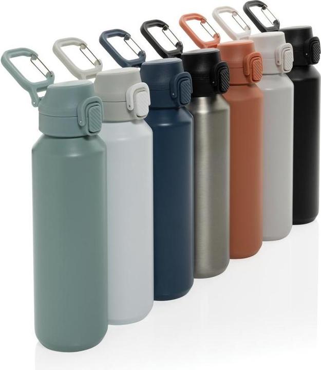 Actual product image Xd Collection Via Lockable Recycled Stainless Steel 600ml Sports Bottle (0.60 l)
