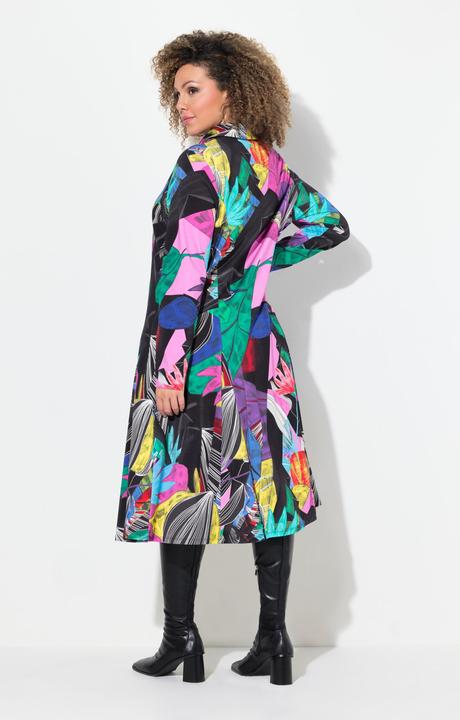 Actual product image Ulla Popken Colorful Graphic Leaf Dress (46, 48)