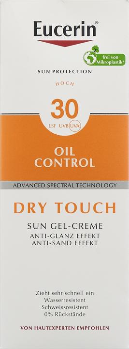 Produktbild Eucerin SUN Body Oil Control Dry Touch Gel-Creme LSF 30 (Sonnenöl, SPF 30, 200 ml, 247 g)