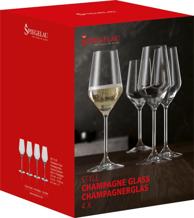 Actual product image Spiegelau Style champagne glass set (31 cl, 4 Glasses, Champagne glasses)