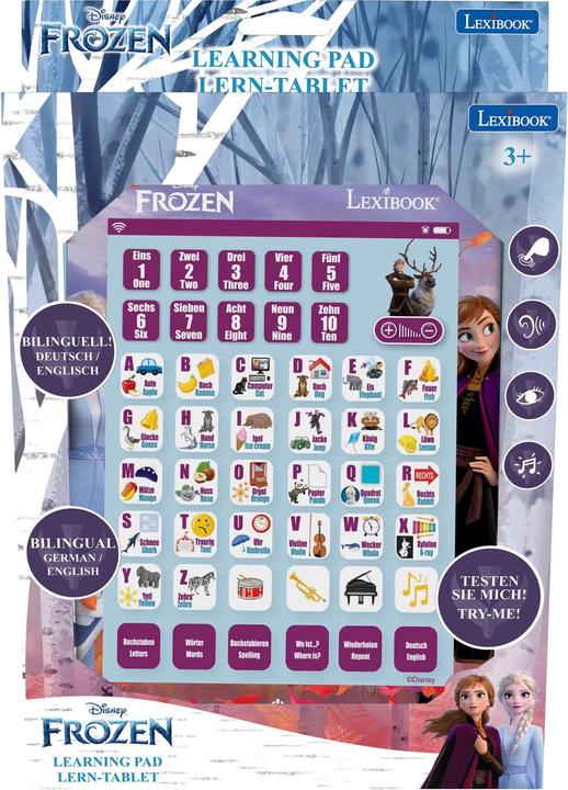 Produktbild Lexibook Disney Frozen zweisprachiges Lerntablet Deutsch/Englisch (Deutsch, Englisch)