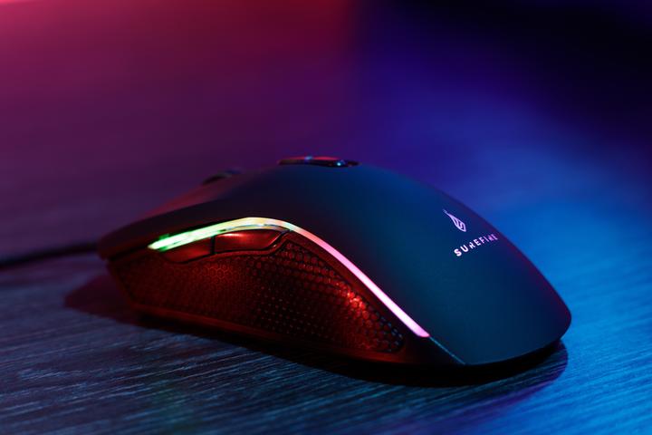 Actual product image SureFire Hawk Claw Gaming 7-Button Mouse with RGB (Cable)