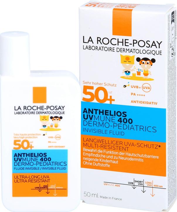 Actual product image La Roche Posay Kids Invisible Fluid UVMune (Sun lotion, SPF 50+, 50 ml, 73 g)