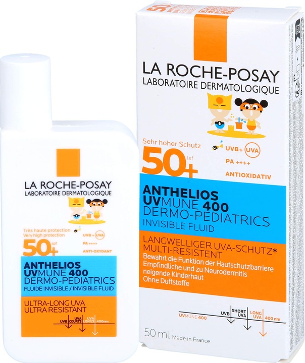Produktbild La Roche Posay Kids Invisible Fluid UVMune (Sonnenlotion, SPF 50+, 50 ml, 73 g)