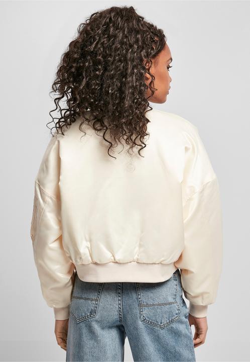 Produktbild Urban Classics Ladies Short Oversized Satin Bomber Jacket (3XL)