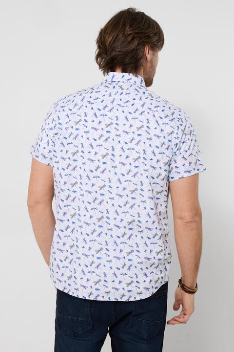 Produktbild Joe Browns Dragonfly Print Shirt with Button-Down Collar (XXL)