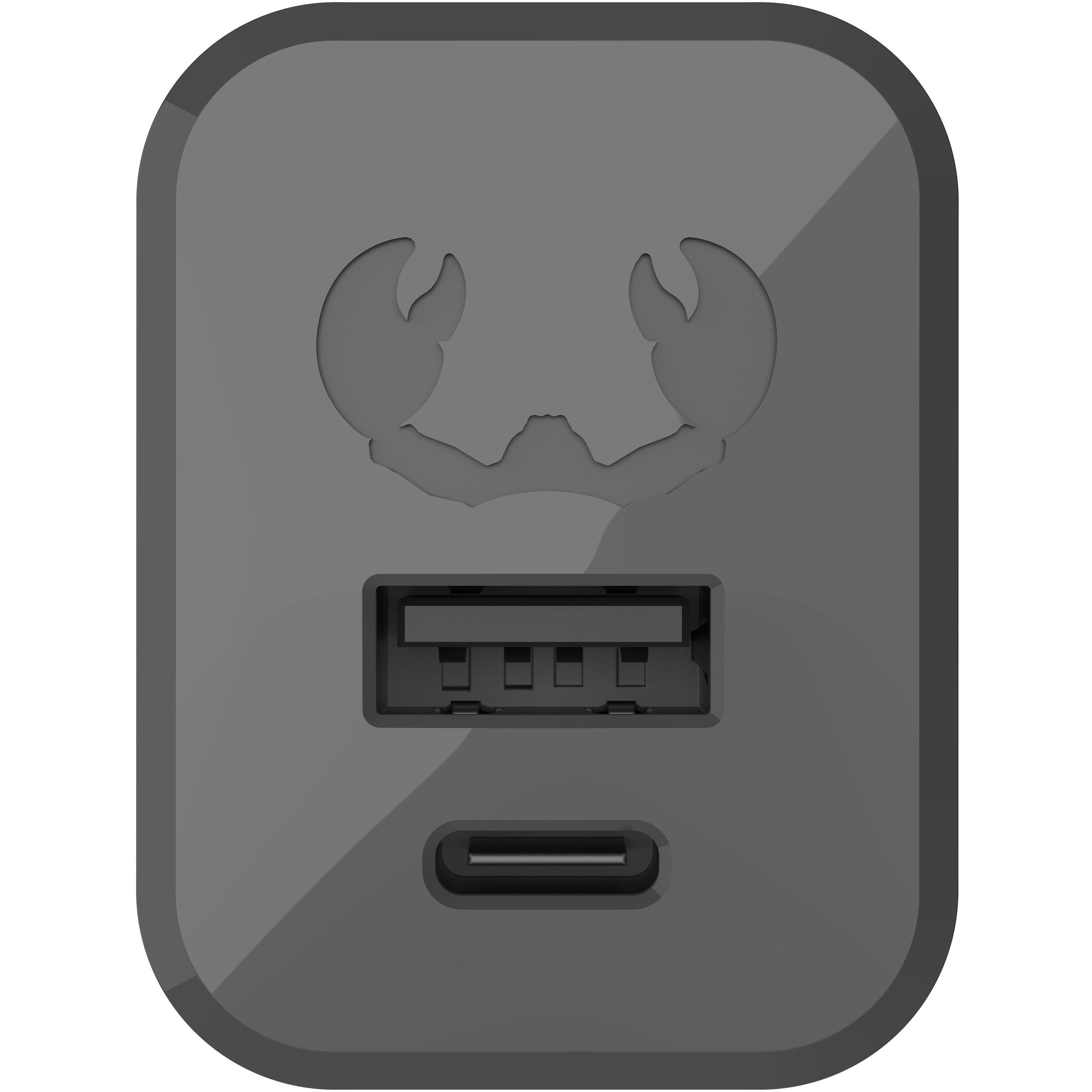 Thumbnail - Fresh'N Rebel Mini Ladegerät USB A + USB C (65 W), USB Ladegerät, Grau