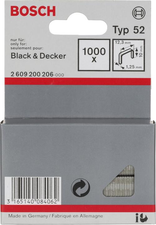 Immagine prodotto Bosch Professional Zubehör Morsetto per filo piatto tipo 52, 12.3