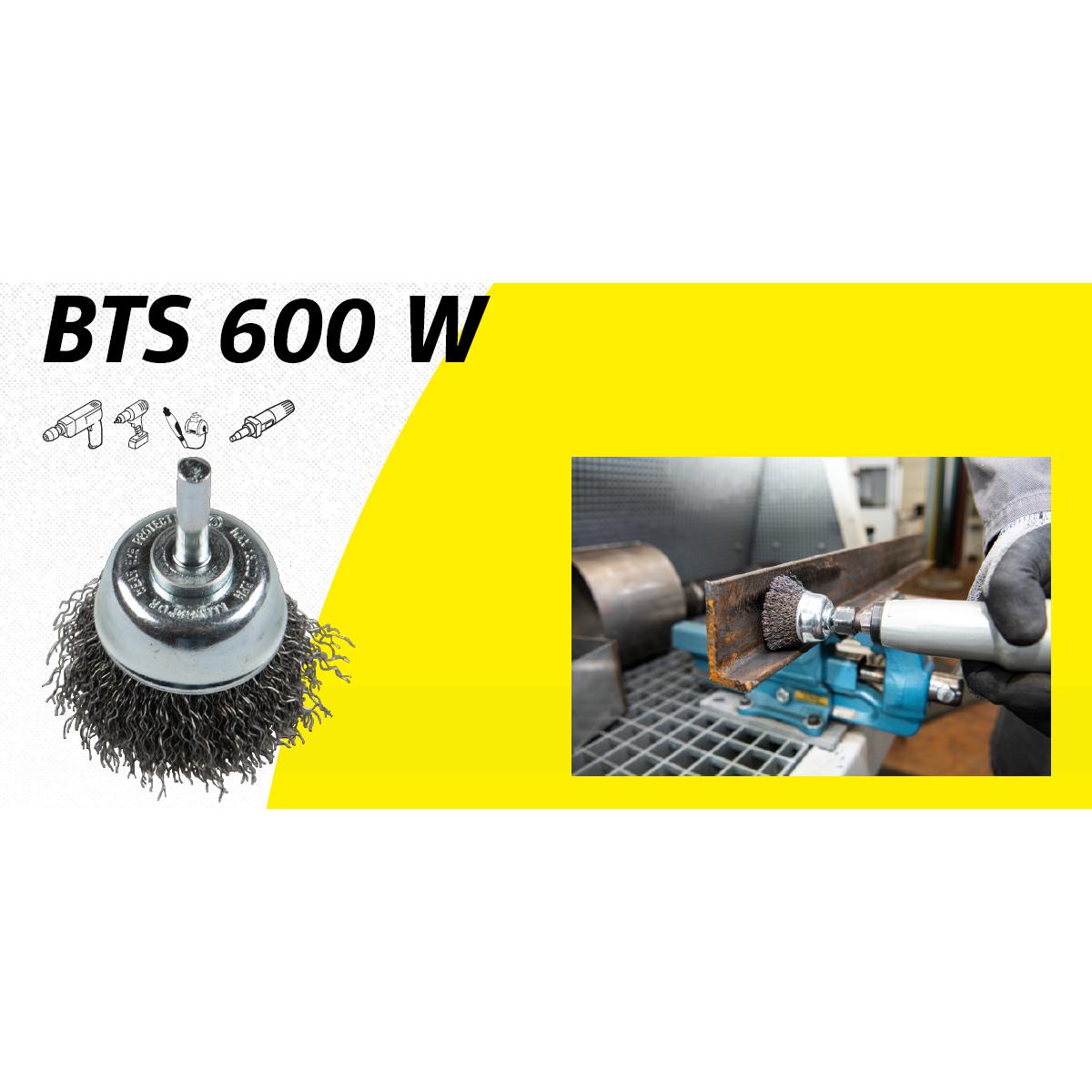 Klingspor, Schleifmittel, K.Szczotka Garnkowa 50mm Trzpień Bts600w Drut Falisty Nierdzewny