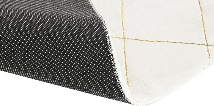 Immagine prodotto DKD Home Decor Carpet White Rhombus Modern (60 x 240 x 2,2 cm) (60 x 240 cm)