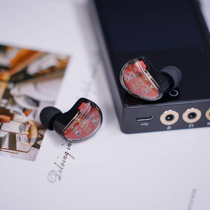 Image du produit KZ Audio AS10 5BA HiFi In-Ear Kopfhörer mit Noise Cancelling (NC)