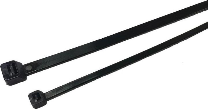 Produktbild RS PRO Nylon 66 Kabelbinder Schwarz 2,5 mm x 142mm (Kunststoffkabelbinder, 142 mm, 100 Stk.)