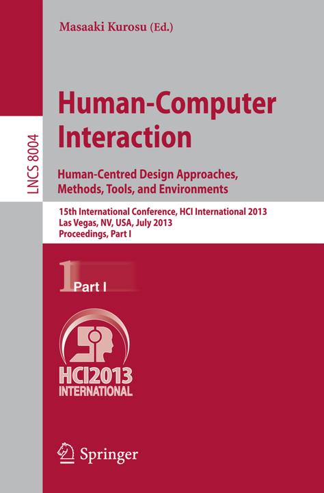 Produktbild Human-Computer Interaction: Human-Centred Design Approaches, Methods, Tools and Environments (Englisch, Masaaki Kurosu)