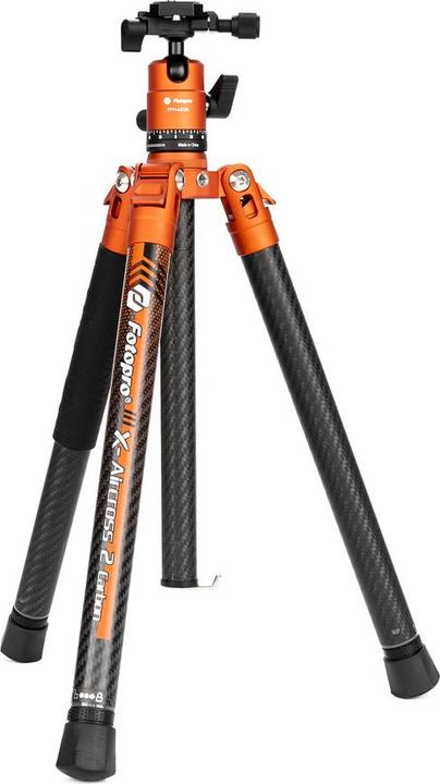 Actual product image Fotopro Tripod Tripod X-Aircross 2C - orange (Plastic)