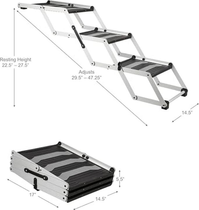 Actual product image Trixie 3 step folding stairs (Dog, Foldable)