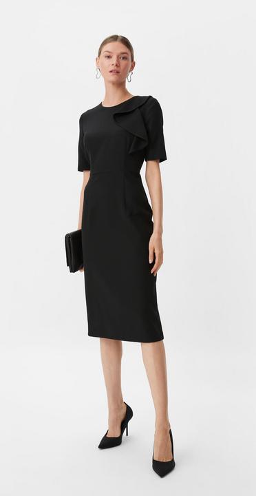 Image du produit Comma Kleid Kleid mit Volant-Detail (32)