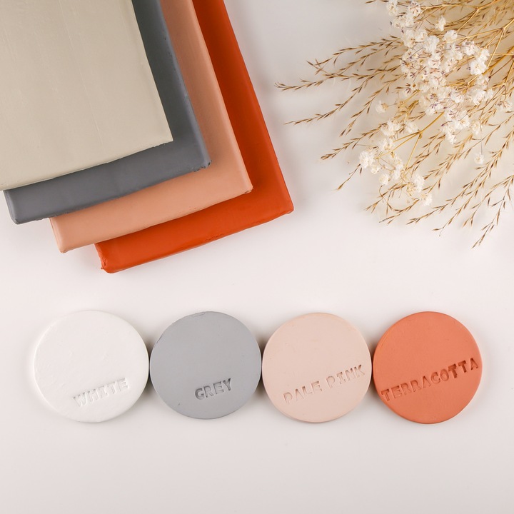 Actual product image Fimo air modelling clay, air hardening, grey, 1.000 g