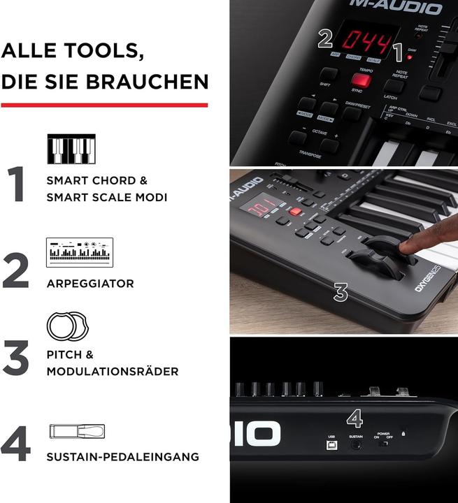 Image du produit M-Audio Oxygen 25 MKV (Clavier)