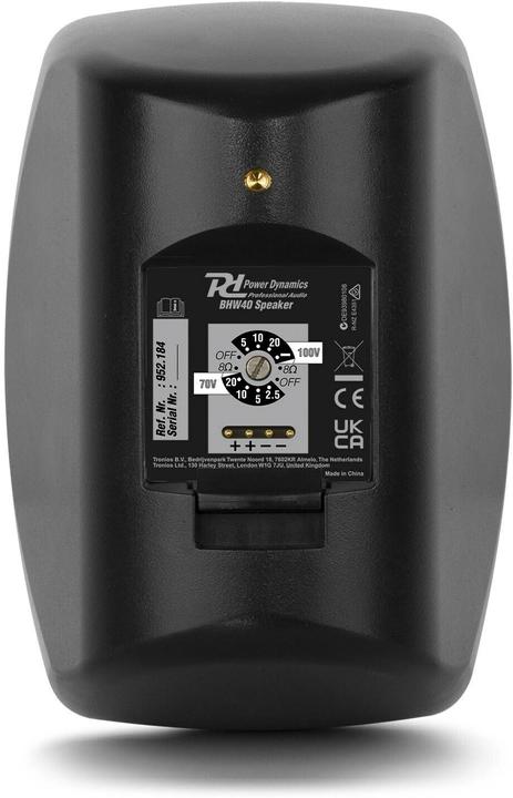 Image du produit Power Dynamics Enceinte d'installation BHW40BK