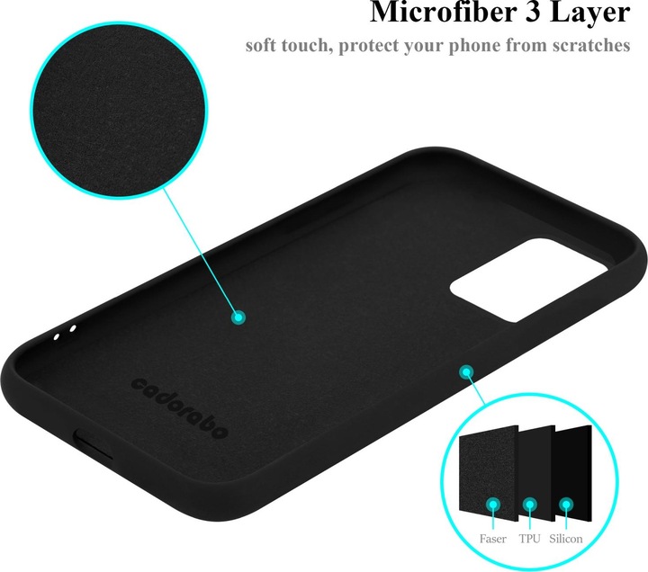 Actual product image Cadorabo TPU Liquid Silicone Case Cover (Xiaomi Redmi 10)