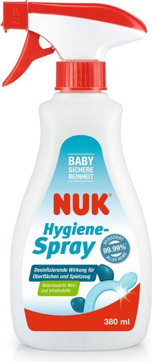 Produktbild NUK Hygiene Spray, 380ml, desinfizierende Wirkung für Oberflächen und Spielzeug