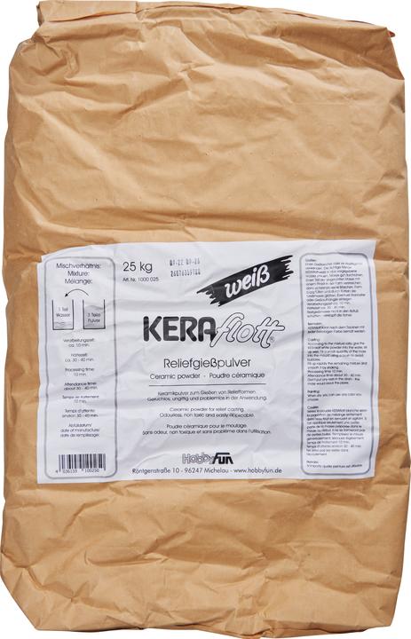 Actual product image Hobby Fun Keraflott Relief Casting Compound, White
