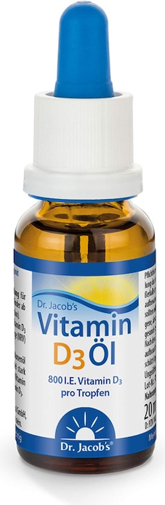 Immagine prodotto Dr. Jacob's Olio di vitamina D3 (1 Pezzo/i, Goccia, 70 g)