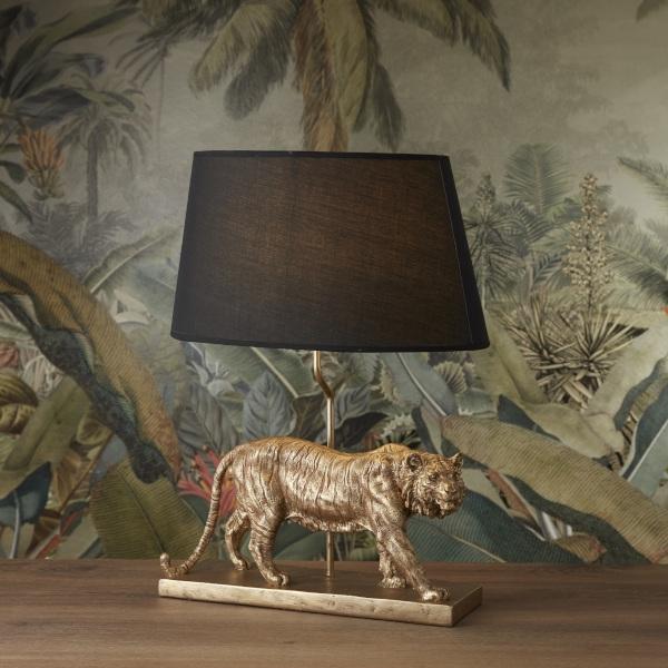 Actual product image Werner Voss Tiger table lamp gold black (E27)
