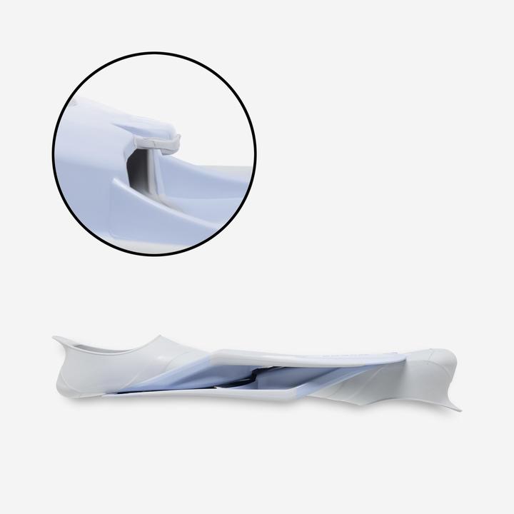 Actual product image Subea Schnorchel-Set Flossen Maske Schnorchel Erwachsene - 100 grau