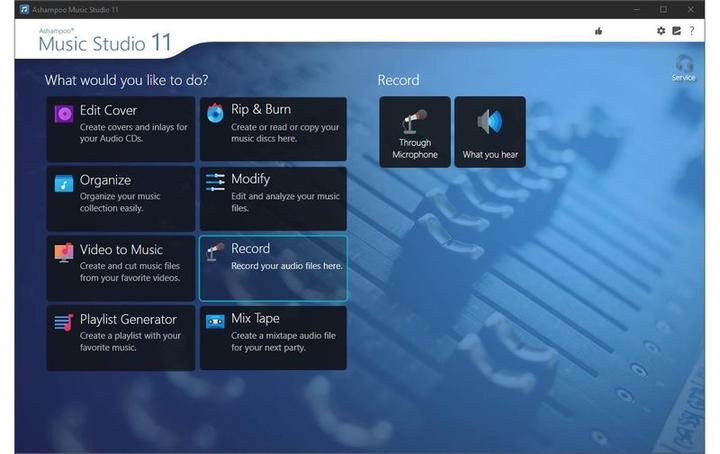 Actual product image Ashampoo Music Studio 11 ESD, Full version, 1 PC, Licence type: ESD (unlimited)