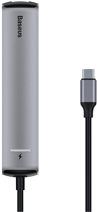 Actual product image Baseus CAHUB-J0G (USB-C, 6 Ports)