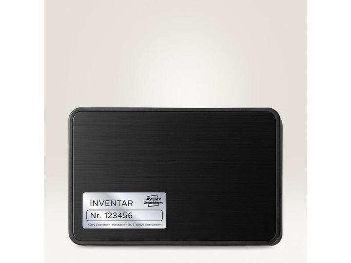 Actual product image Avery Type plate labels