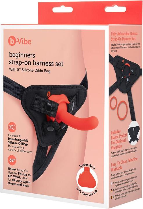 Actual product image Earthly Body Strap-On Dildo B-Vibe