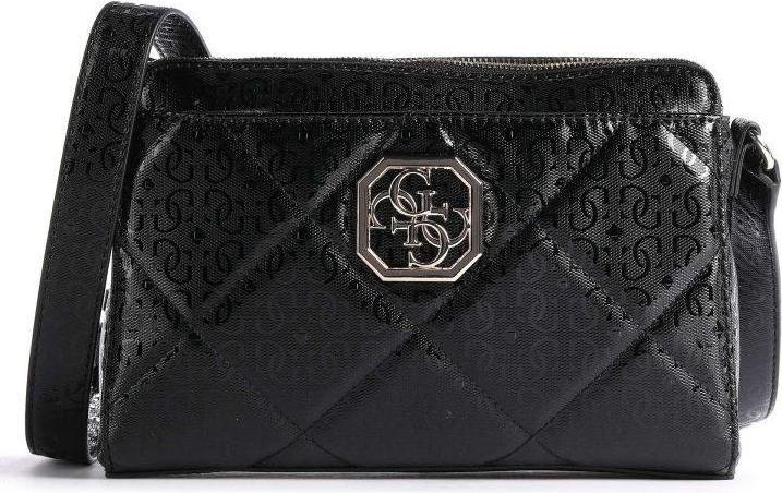 Actual product image Guess Dilla, Textile Crossbody Bag, Black, Mini, For Women