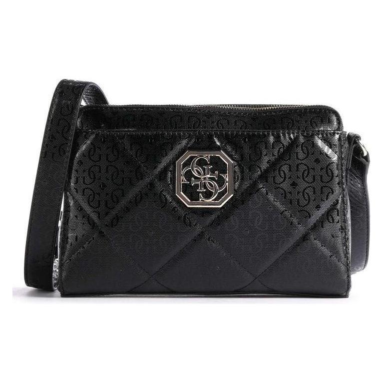 Guess, Horloge, Dilla, Textile Crossbody Bag, Black, Mini, For Women, Zwart