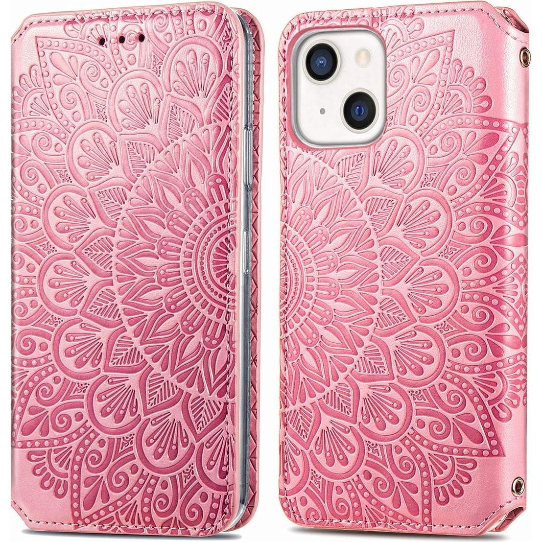Thumbnail - König Design Hülle Handy Schutz für Apple iPhone 13 mini Case Cover Tasche Etuis Bumper Rosa (Apple iPhone 13 mini), Sma...