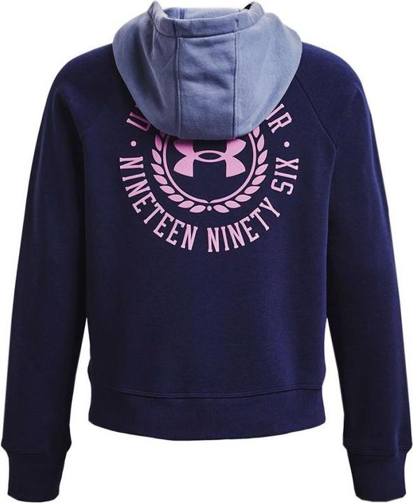 Immagine prodotto Under Armour Felpa con cappuccio Rival Fleece CB Donna Blu Navy 1373031 410 (S)