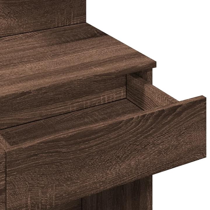 Actual product image VidaXL Dressing table with LED (100 x 40 x 130 cm)