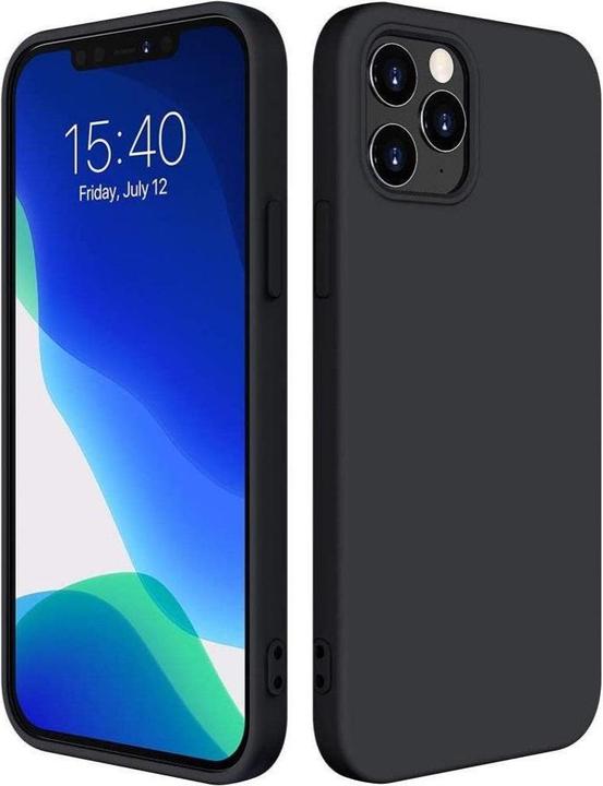 Image du produit Hurtel Silicone Case Soft Flexible Rubber Cover for Xiaomi Redmi Note 10 5G / Poco M3 Pro black (Xiaomi Redmi Note 10 5G)