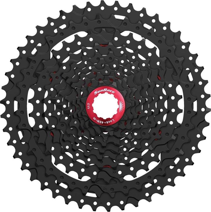 Actual product image SunRace CSMX3 10-speed - 11-42T - zwart (10-speed, 11-42)