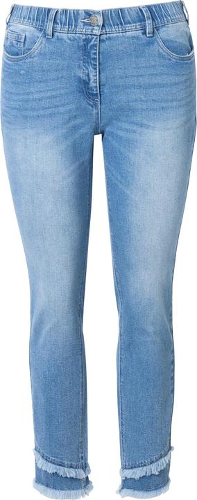 Produktbild Ulla Popken Jeans Sarah, Fransensaum, schmales Bein, knöchellang (46)